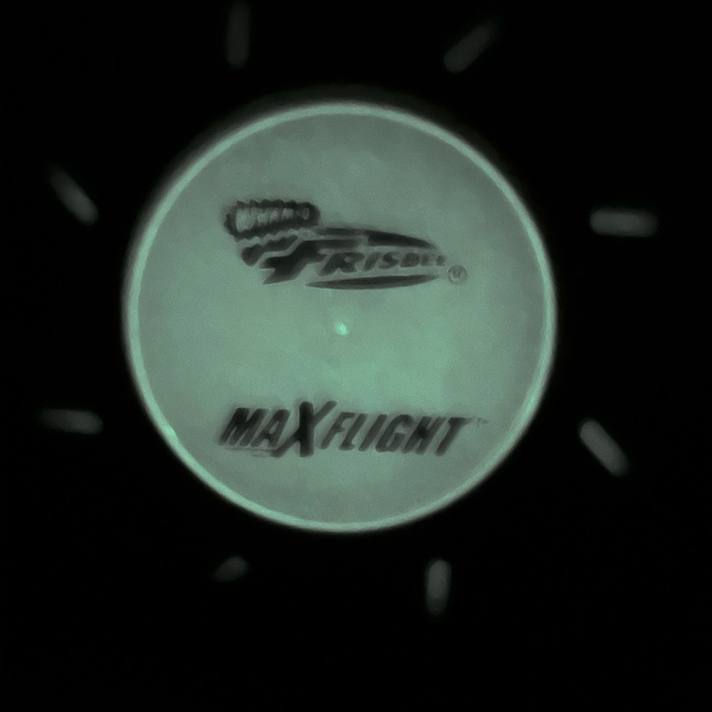 NEW  - Wham-O Max Flight Glow Frisbee Disc Teal - Picture 4 of 6